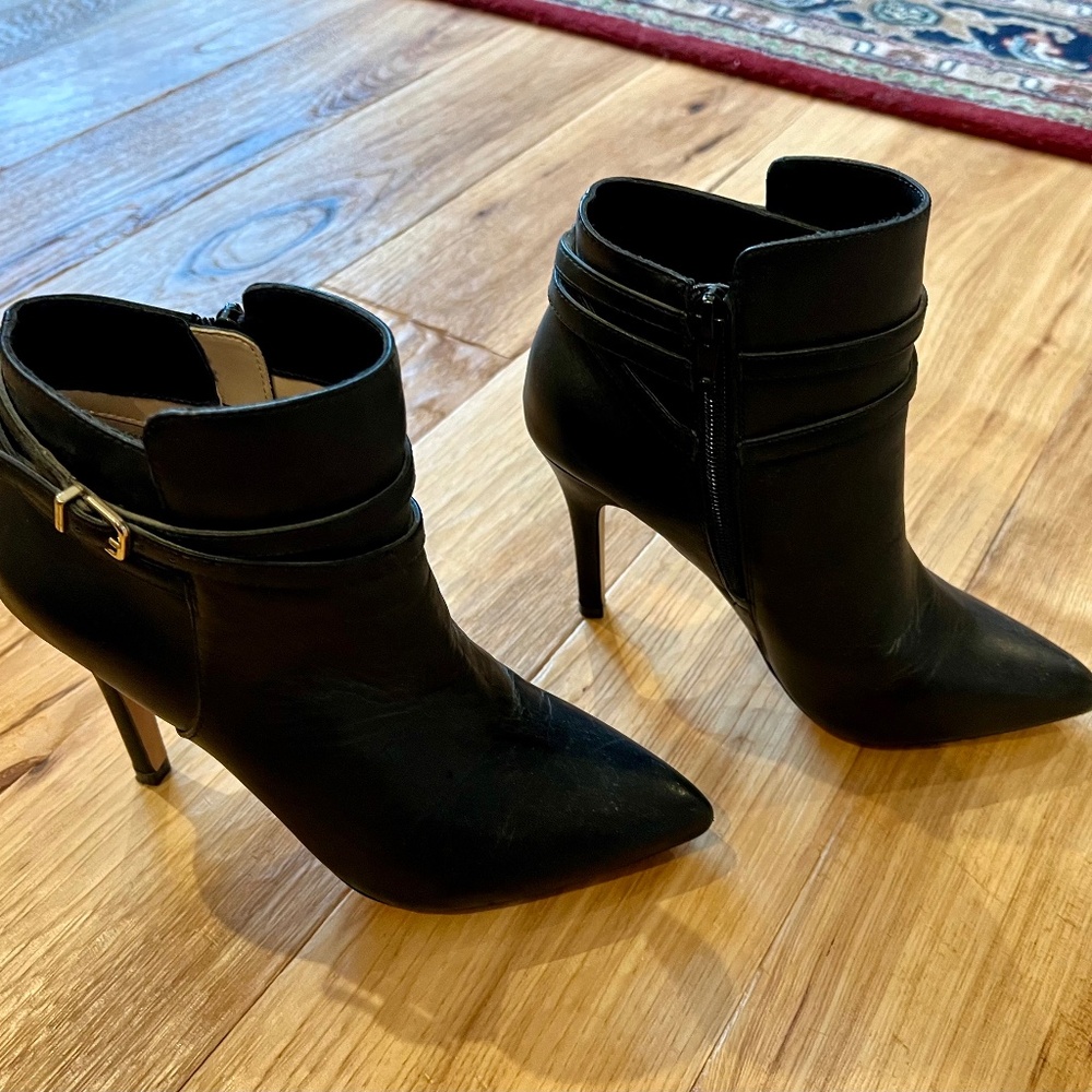 Black Leather Boot
